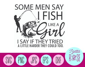 Download Women Fishing Svg Etsy