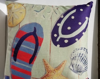 Flip Flop Pillow Etsy