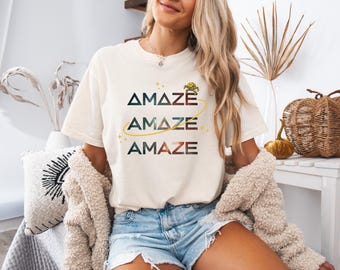 Comfort Colors® Amaze Amaze Amaze T-Shirt, Project Hail Mary Rocky Shirt, Book Lovers Gift, SciFi Reader Gift, Space Shirt, Alien Shirt