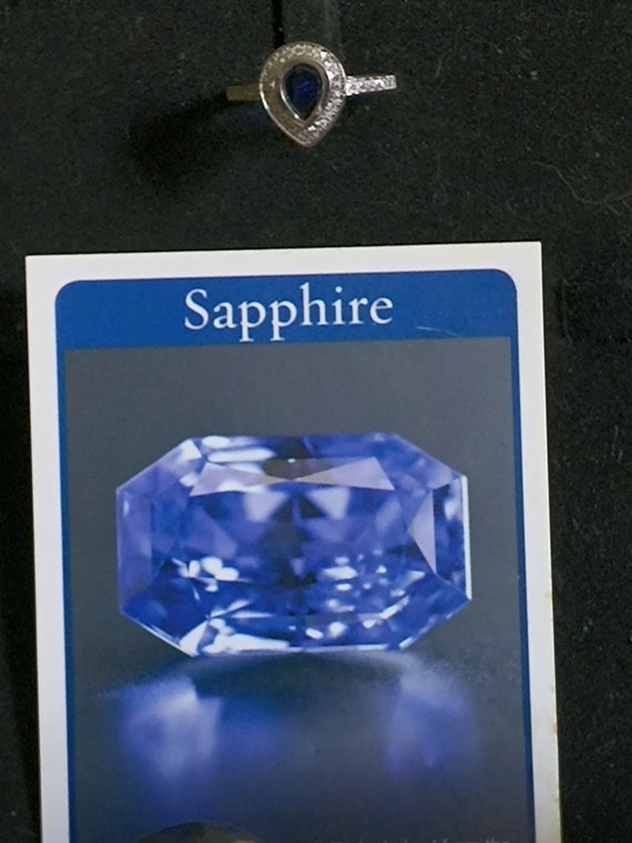 Sapphire 925Sterling Rg Sz8 35.00 - image 5