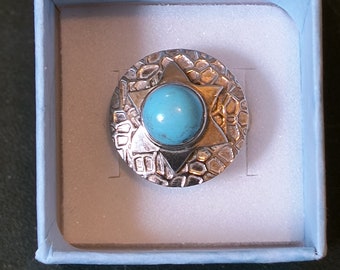 Turquoise 925Sterling Size 6  17.50