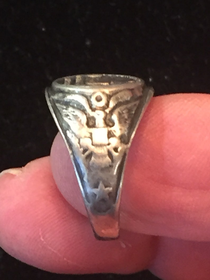 Sterling Silver Bingham County Michigan Ring Finger size 9 14
