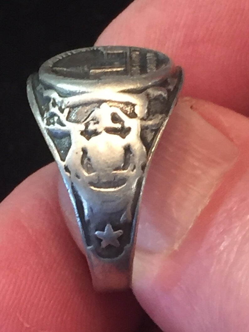 Sterling Silver Bingham County Michigan Ring Finger size 9 14