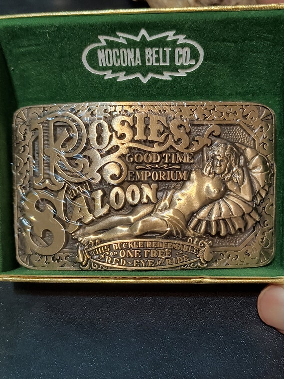 Brass Belt Buckle Nocona Belt Co.