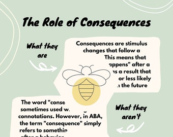 Reinforcement/Punishment Consequences ABA Parent Training handout resource PDF guide