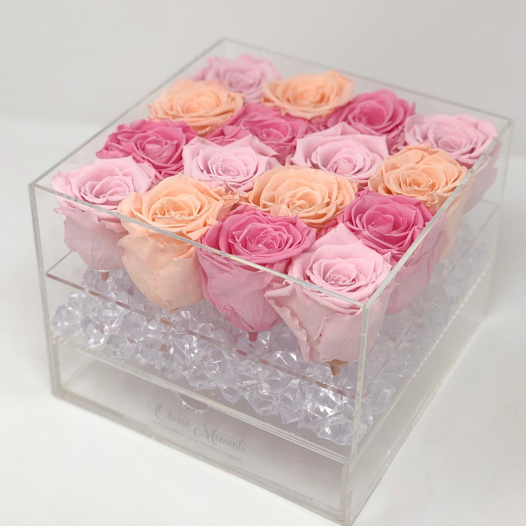 Candy Kisses Forever Rose Box (natural Roses That Last for Years) - Etsy