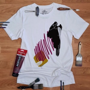 Simple T Shirt Designs, Line Drawing Shirt, Minimalist T Shirt, Artwork T-Shirt, Streetwear Graphic Tee, Unisex Colorful Graphic T-Shirt