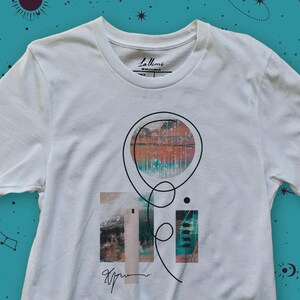 Artistic Graphic Tee, Abstract Design Tshirt, Minimalist T-Shirt, Creative Design Tee, Trendy Graphic Tees, Minimalist Graphic Tee