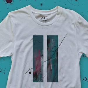Abstract Graphic T-Shirt: Hand-Drawn Minimalist Design