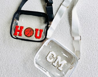 Customizable Clear Crossbody Bag: Stadium Approved Concert Purse