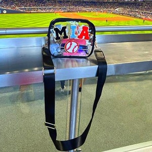 Clear Bag Clear Stadium Bag Clear Crossbody Purse Customizable Stadium Bag Clear Concert purse Clear Crossbody Bag Clear Bag Clear Purse
