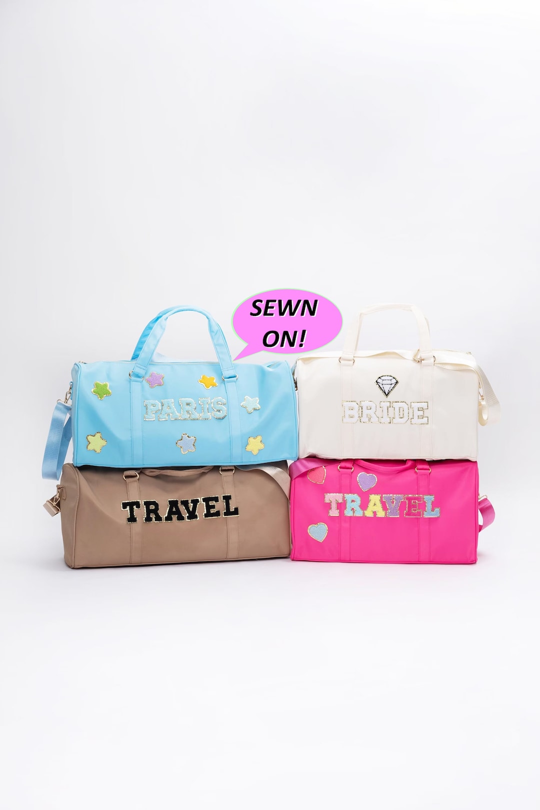 NEW Size Large Duffel Bag, Nylon Duffle Bag, Travel Duffle Bag With