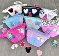 Custom Fanny Packs, Park Fanny Pack, Nylon Fanny Pack, Kids with Fanny Pack, Crossbody Bag, Belt Bag with Patches, Personalized Gift Kids