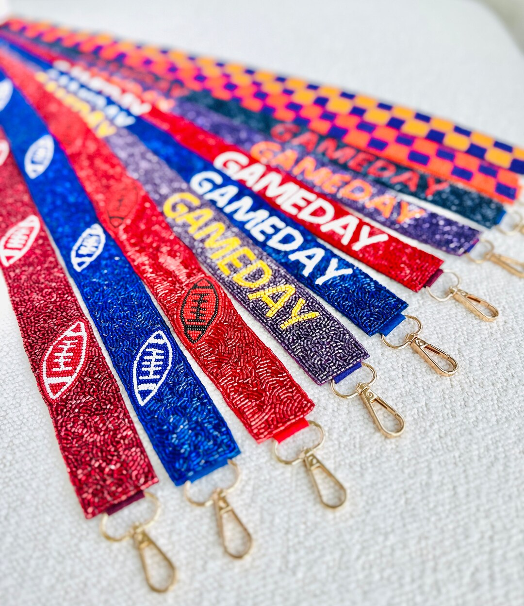 Game Day Purse Strap Beaded Bag Strap Game Day Bag Strap Game Day