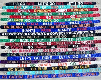 Game Day Strap Beaded - Sequin Bag Strap for Clear Bags Football Sports Event Purse Strap Graduation Gift