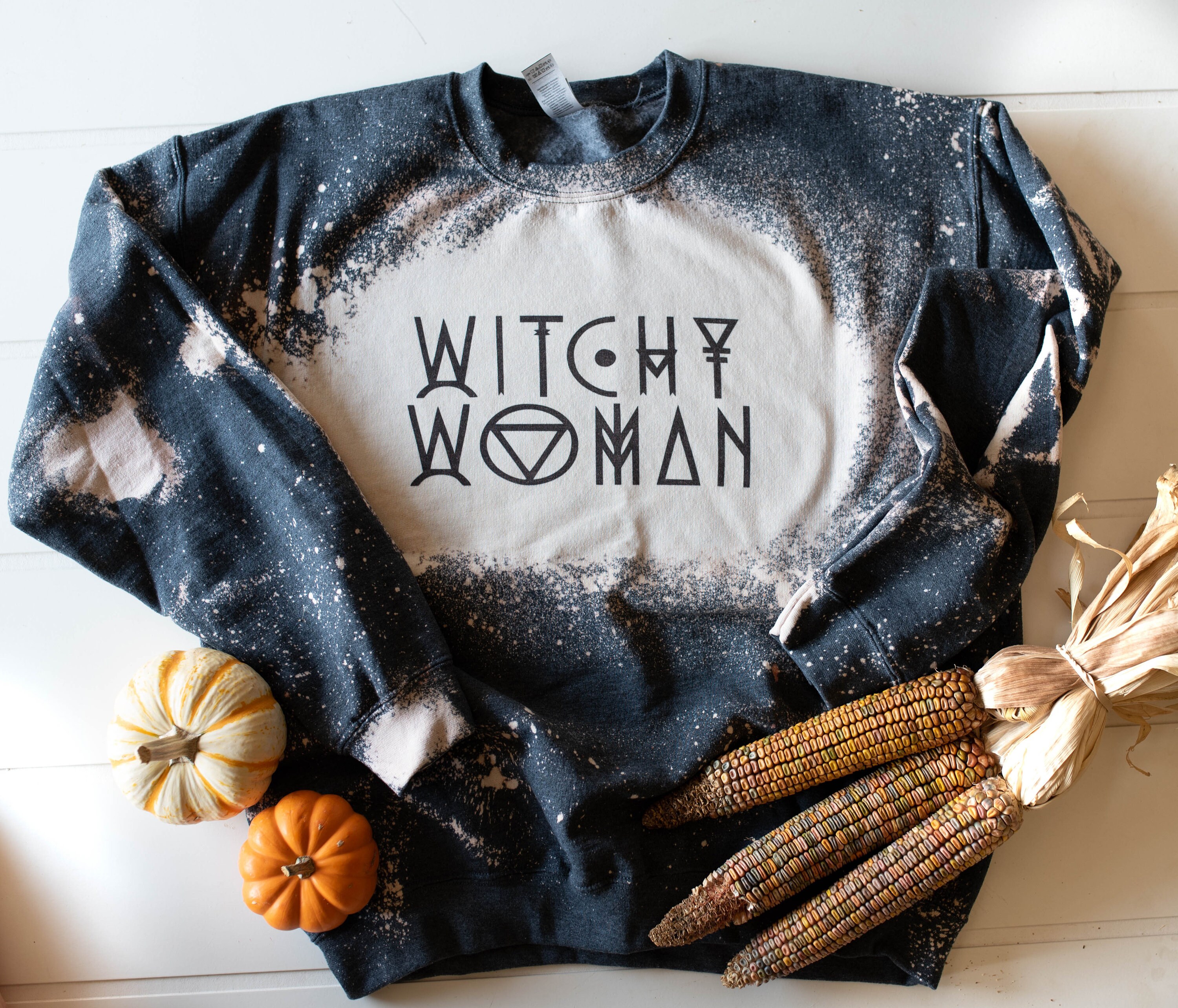 fall bleached sweatshirt