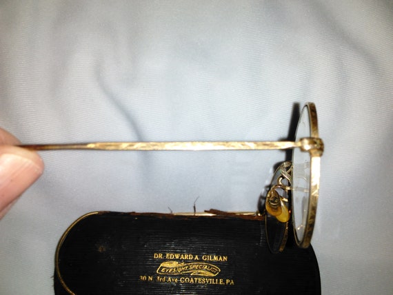 Vintage gold filled eyeglasses bifocal, 1930S, ma… - image 3