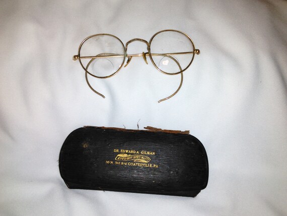 Vintage gold filled eyeglasses bifocal, 1930S, ma… - image 2