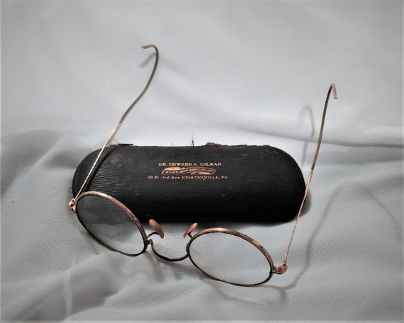 Vintage gold filled eyeglasses bifocal, 1930S, ma… - image 4