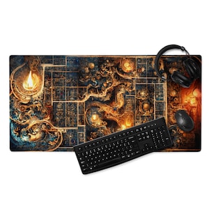 Dungeon Master Game Mat, Dragons and Dungeons, Wizards and Magic Gaming Mouse Pad