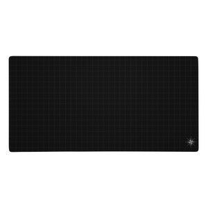 MonsterBucket Dungeon Battle Master, Roleplaying, Adventure Map Black White Grid, Cardinal Directions 36&quot;x18&quot; Gaming Pad