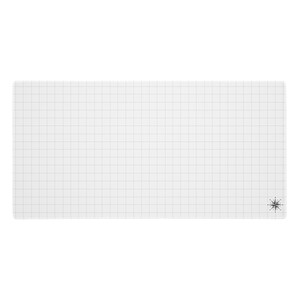 MonsterBucket Dungeon Battle Master, Roleplaying, Adventure Map White Black Grid, Cardinal Directions 36"x18" Gaming Pad