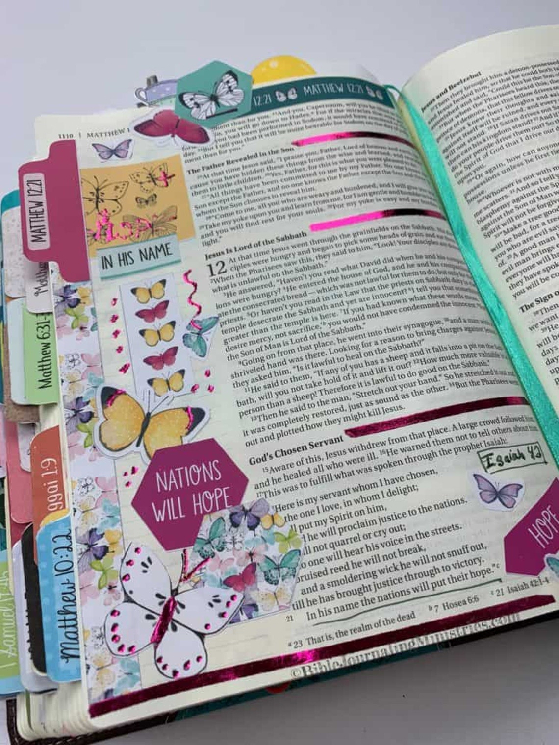 Bible Journaling Bundle Choose Hope Bible Journaling Kit and - Etsy