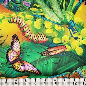 Robert Kaufman Fantastic Forest Insects 20174 Fabric by the Yard/Piece