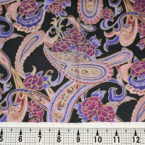 Hi Fashion Fabrics Floral Paisley Fabric by the Yard///Piece