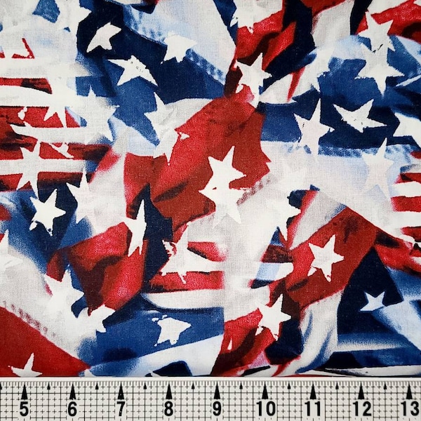 Stars and Stripes Fabric - Etsy
