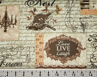 Live Love Laugh Fabric Live Love Laugh by Valentinaharper Live Love ...