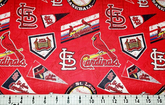 Fabric Traditions St. Louis Cardinals Fabric by the Yard/Piece