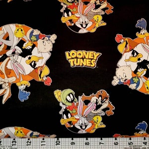 Camelot Fabrics Looney Toons Thats All Folks 23600101 Fabric by the Yard//Piece