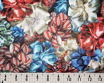 Hoffman Fabrics Christmas Bows V5207 Fabric by the Yard/Piece