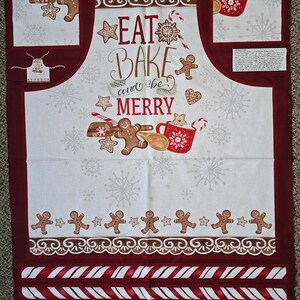 Wilmington Prints Baking Up Joy Apron Panel 27703 Fabric 100% Cotton