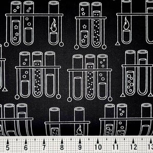 Robert Kaufman Science Fair Test Tubes 17928 Fabric by the Yard//Piece