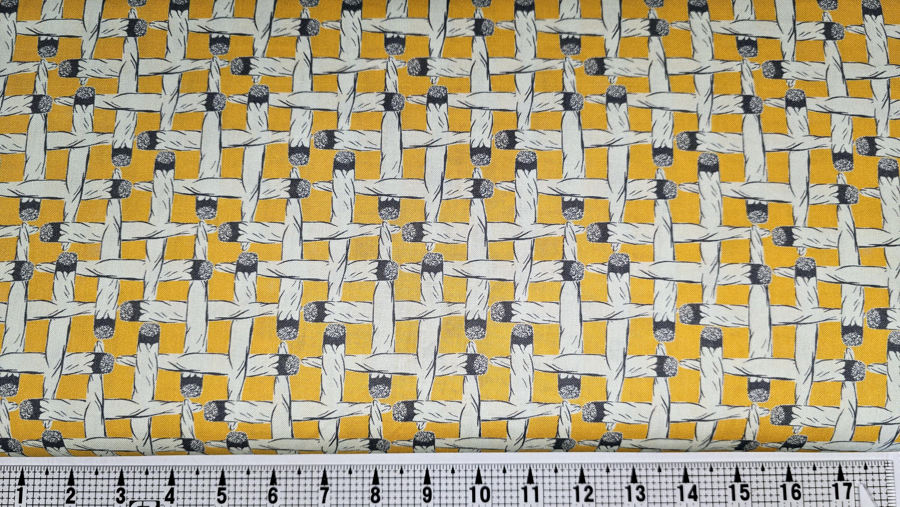 Blank Quilting Hebran Sprawl Marijuana Joints 1027 Fabric by the