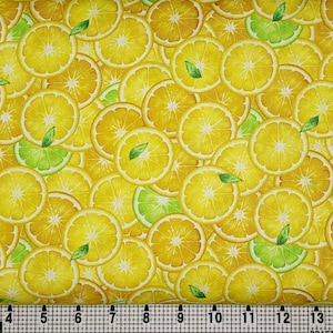 Timeless Treasures Fruit Lemons C8017 Fabric by the Yard//Piece