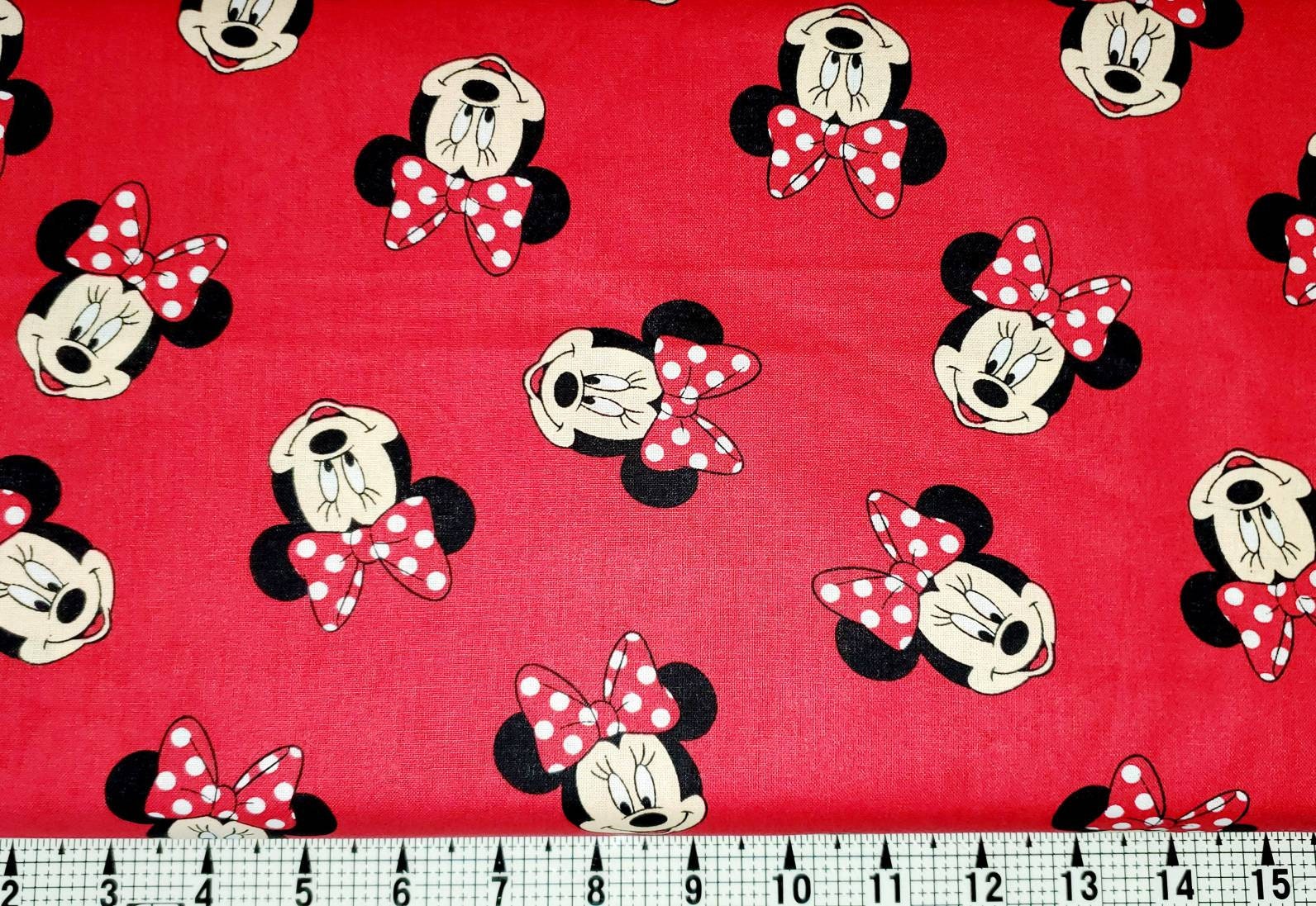 Minnie Mouse Fabric by the Yard Etsy