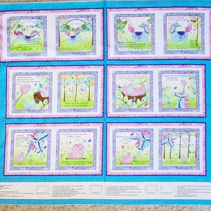 Henry Glass Moonbeams and Rainbows Book 382P Fabric by the Panel