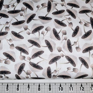 Blank Quilting Blissful Bounty Mushrooms 1331 Fabric by the Yard//Piece