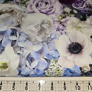 Timeless Treasures Fancy Florals Bouquet CD2367 Fabric by the Yard ...