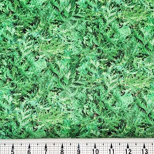 Elizabeth Studios Green Cedar Branches 607 Fabric by the Yard//Piece