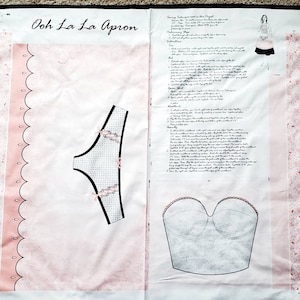 Quilting Treasures OOH LA LA Apron Panel Fabric 100% Cotton