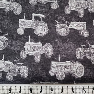 Quilting Treasures Country Farm Tractors 2600-29893-K Fabric by the Yard//Piece
