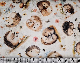 Quilting Treasures Hedgehugs Hedgehogs 2600-31413-E Tyg per meter//Styck