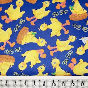 Quilting Treasures Sesame Street Big Bird 1649-27544-Y Tela cortada a medida // Pieza