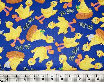 Quilting Treasures Sesame Street Big Bird 1649-27544-Y Fabric by the Yard//Piece