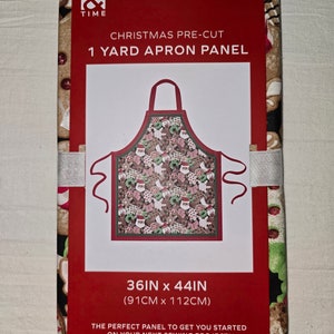 Fabric Traditions Christmas Cookies Apron Panel Fabric