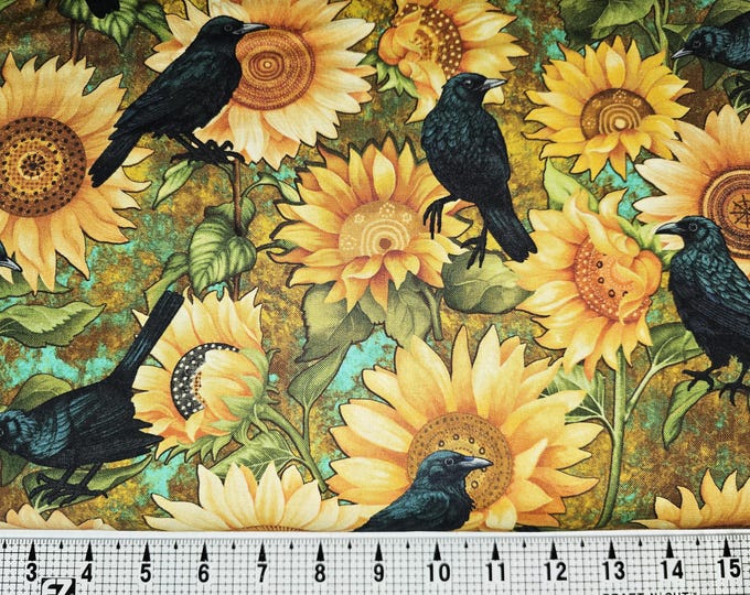 Henry Glass Fall Crow-mazing 3439 Fabric by the Yard//piece - Etsy